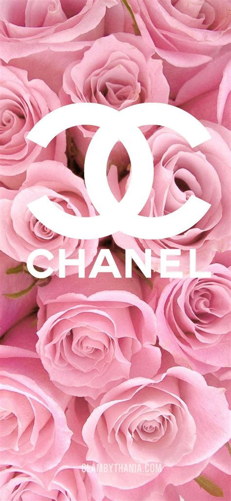 chanel pink logo black background high pixels|Chanel pink logo wallpaper.